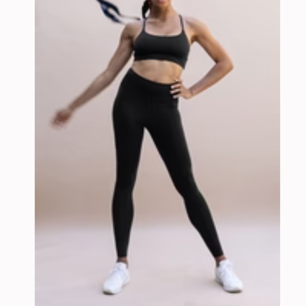 Girlfriend Collective Black Float Seamless High-rise Legging
